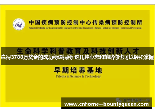 赢得3788万奖金的成功秘诀揭秘 这几种心态和策略你也可以轻松掌握